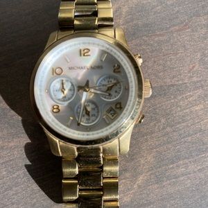 Michael Kors Gold Women’s Watch - needs battery